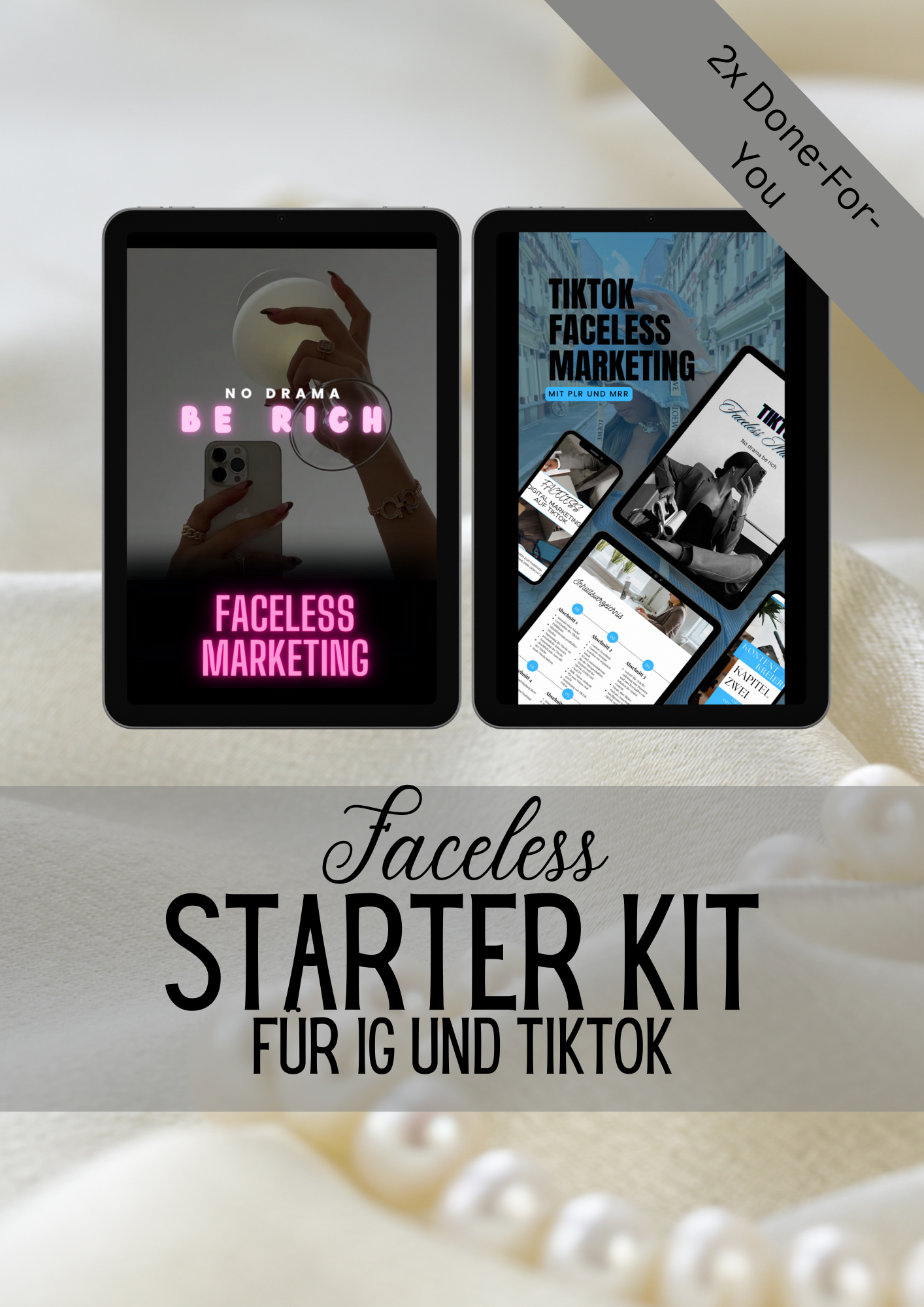 FACELESS DIGITAL MARKETING STARTER KIT+ PLR & MRR